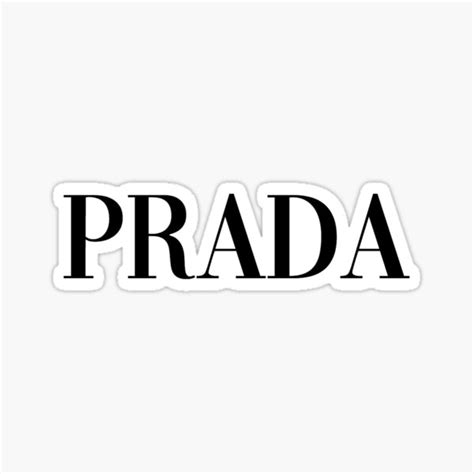 prada sticker logo|Prada Logo Stickers for Sale .